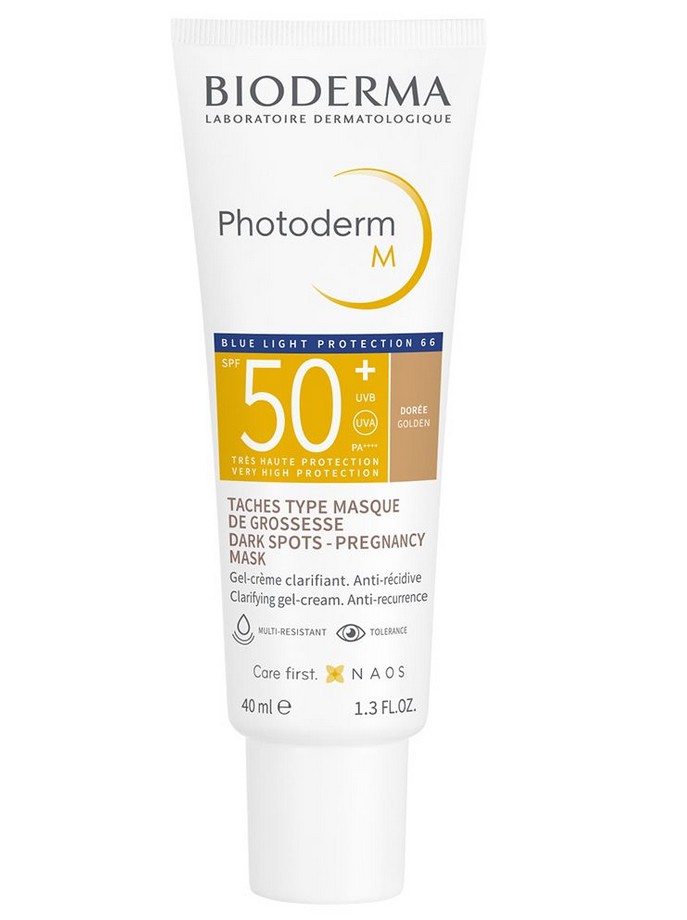 Bioderma Photoderm M SPF 50+ Crème Solaire Teintée Dorée Protectrice 40ml